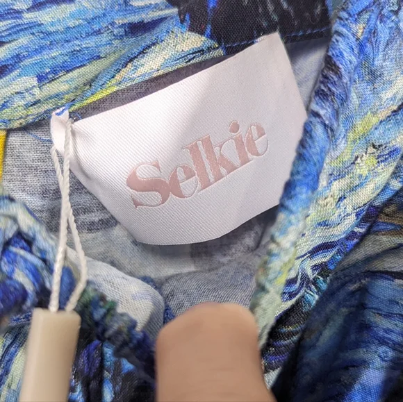 NWT Selkie The Day Starry Night Van Goh Dress Size XS